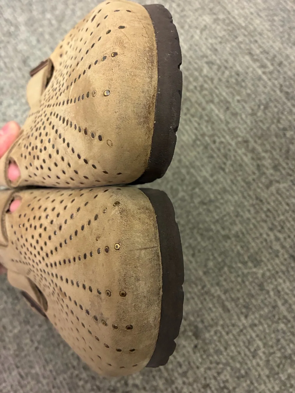 Birkenstock Boston Embossed tobacco size 38 Narrow - Picture 5 of 9